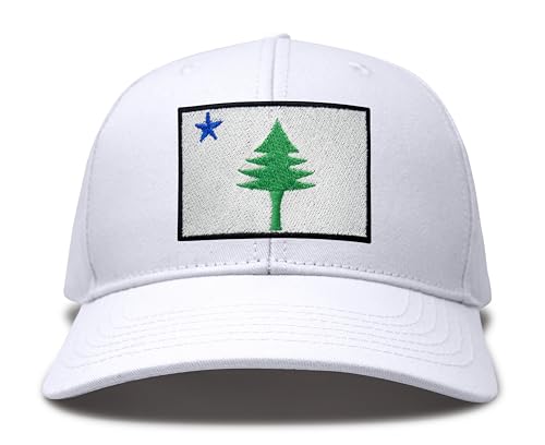 Image of International Tie State Hat for Men and Women, Adjustable Snapback Trucker Baseball Cap with Embroidered Patch