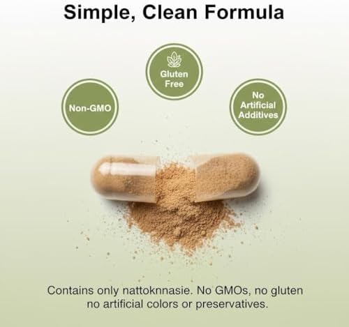 Nattokinase 10800 FU Supplement, 60 Capsules - 2