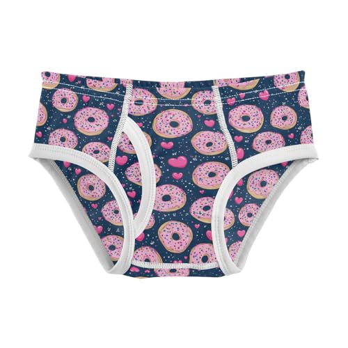 Wusikd Pink Doughnuts Boys' Underwear Cotton Boys Briefs Soft Toddler Underwear 2T