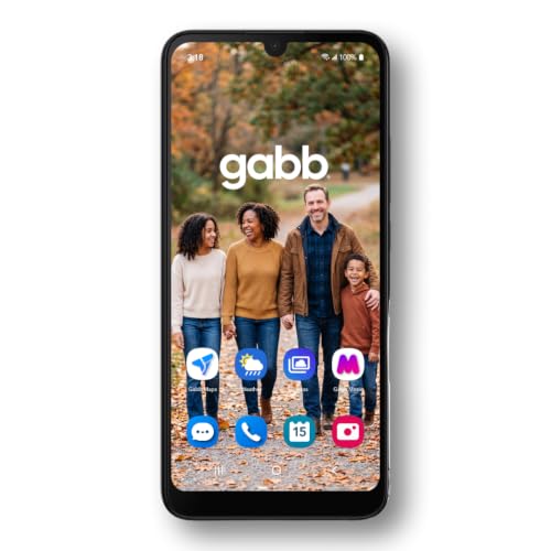 Gabb Phone 4 - Kids Phone, GPS Tracker, No Internet, Black