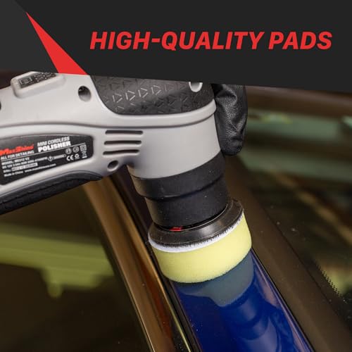 Image of Maxshine 1 inch Hook & Loop Foam Polishing Pads Kit | 6-Piece Set Includes Cutting, Polishing & Finishing Pads (2 Each) | Spot Polishing Pads for Tiny Areas, Car Detailing & Paint Correction