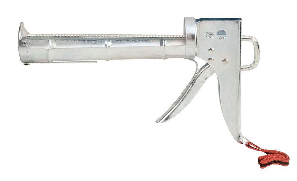 HYDE 46484 Heavy Duty Professional Ratchet Caulk Gun, 9-inch