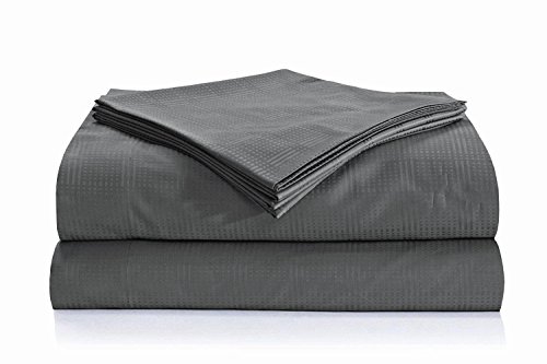 Natural Comfort Premier Hotel Select Sheet Set, California King, Geometrix/Titanium