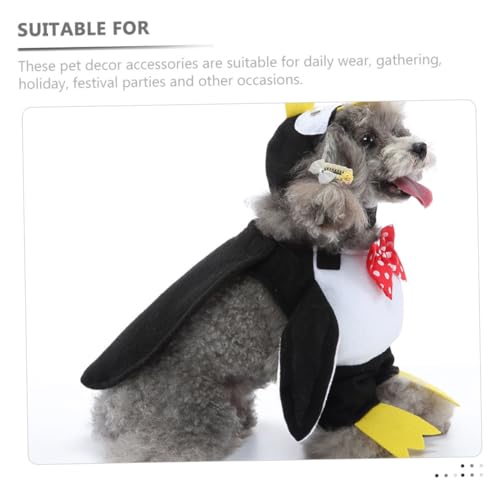 Disfraz de pingüino para perro talla L miniatura 5