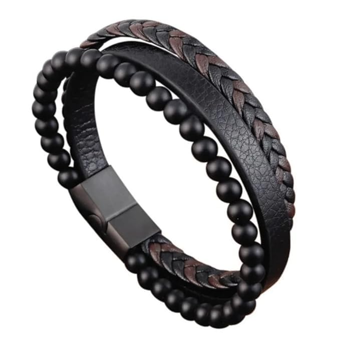See full amazon price history chart for KRYSTALZ Stylish Genuine Leather Bracelet with Healing Natural Stones and Stainless Steel Magnetic Buckle for Men & Boy KRYSTALZ Stylish Genuine Leather Bracelet with Healing Natural Stones and Stainless Steel Magnetic Buckle for Men & Boy (B0CS2TN84C) Amazon Price History, Amazon Price Tracker