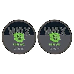 Set Wet Fibre Wax, for Extra Hair Volume, Strong Hold & Matte Finish, No Sulphate, No Alcohol, No Paraben, 60 g (Pack of…