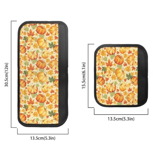 Image of Pumpkin Bow Fridge Door Handle Covers Fall Decor 6-Piece Refrigerator Handle Covers Washable Kitchen Appliance Decor Handles, Keep Appliance Clean for Fridge Microwave Stove Dishwasher