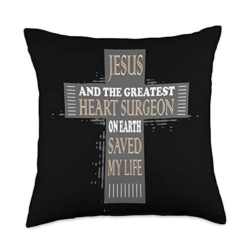 Bypass Recovery And Heart Transplant Survivor Throw Pillow