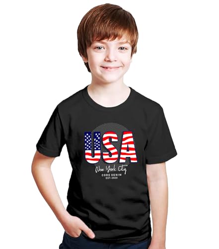 Image of XENOVAURBAN Kids Tshirts Combo of 3 Unisex Printed Round Neck Boys and Girls T-Shirts - P