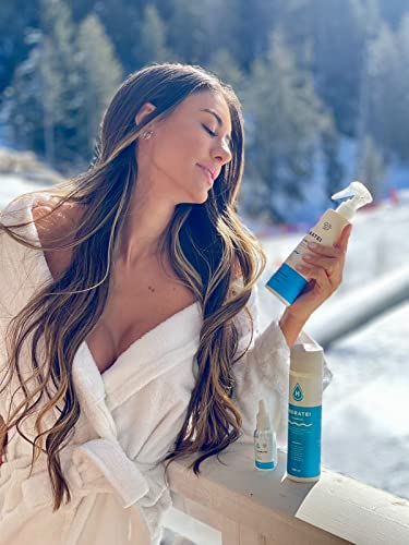 Brazilian Healthy Leave-In Conditioner Anti-Frizz Spray | Vegan Hair Treatment For All Hair Types | 24+ Hour Protection From Uv, Heat, & Frizz | Reduces Breakage 8.4 Oz #TOP3