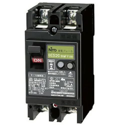 Amazon.co.jp: 日東工業 漏電ブレーカ 協約形 GE52C 2P 30A F30
