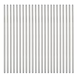 Reusable Straight Metal Straw 50Pack in Bulk,215mm Stainless Steel Straws for Drinks.Drinking Straws Wholesale for 30 oz & 20 oz Tumblers Yeti Water Bottle (8.5