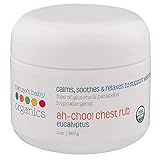 Nature's Baby Organics Ah-Choo! Chest/Cold/Vapor Rub, Eucalyptus, 2 oz. | Soothing Breathing Relief...