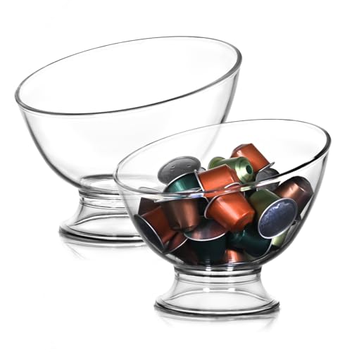 Wongblee 2-Pack Coffee Pod Holder, Plastic Coffee Capsule Organizer, Creamer Container for Coffee Bar, Countertop by Wongblee - Used condition - US$16.02