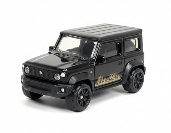 Image of Mini Style Die Cast Metal Black SUV Toy Car 1:64 Scale Collectible Off Road Adventure Vehicle Model for Kids Play Display Premium Miniature Car Gift Durable Metal Body Realistic SUV Model