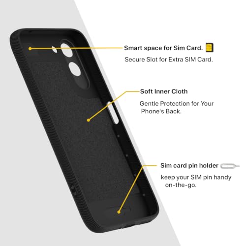 Image of Pikkme Back Cover for OnePlus N6x Camera Protection 3D Hexa Cube Design Silicone Protective Bumper Case (Black)