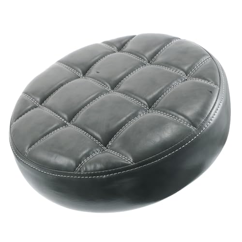 Tabouret Rond Faux Cuir Coussin Mousse Siège de Bar Moderne Facile - 2