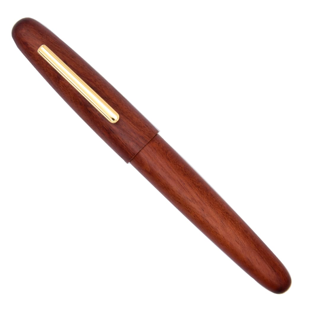 Ranvi Jinhao 9056 Natural Wooden Vintage Fountain Pen,Fine Nib,Rosewood - Image 2