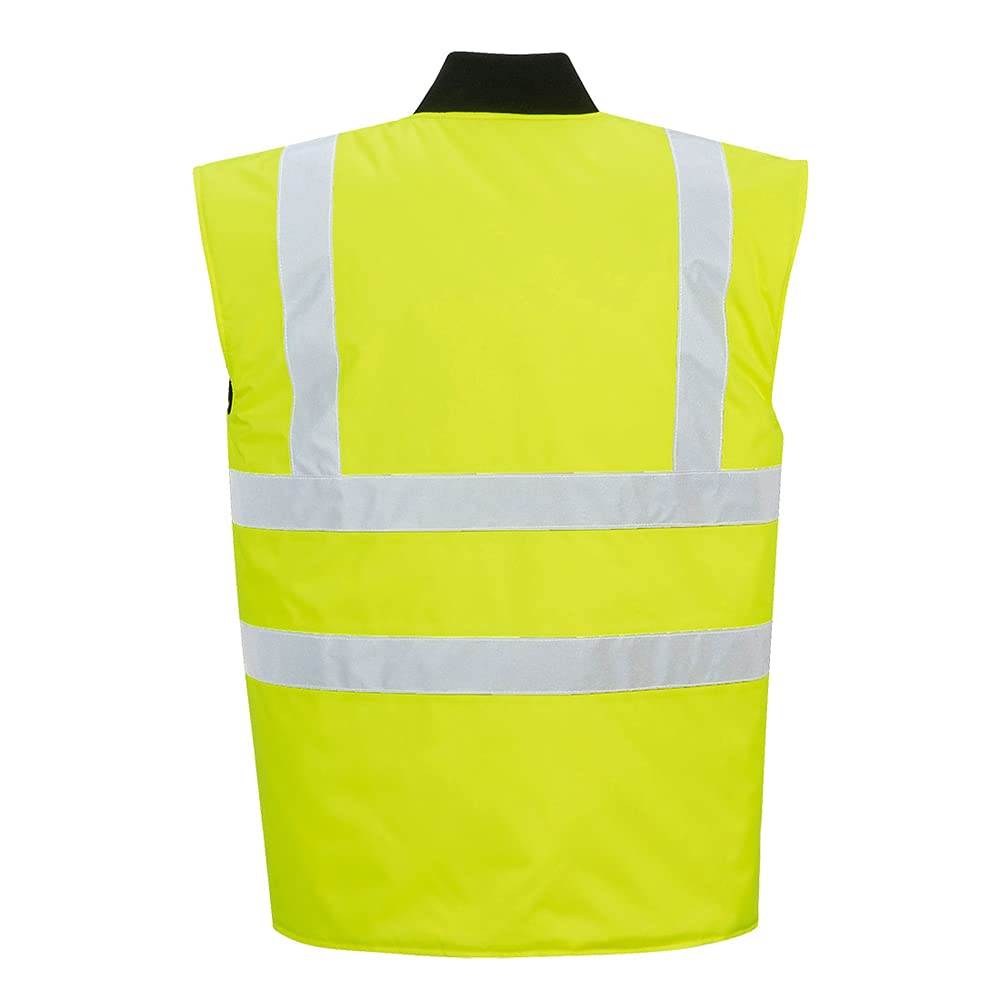 Portwest S469YERXXL Gilet Reversibile ad Alta Visibilità, Giallo, XXL