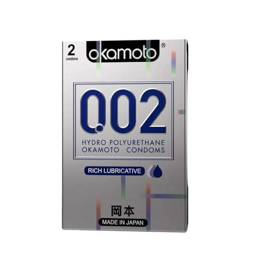 Image of Okamoto 0.02 - Japan's Best | Thinnest Condom In India | 1st Time in India - Non Latex PU Condom | Super Thin | Super Strong | Imported from Japan | 0.02 mm Ultra Thin (2 Pcs Pack)