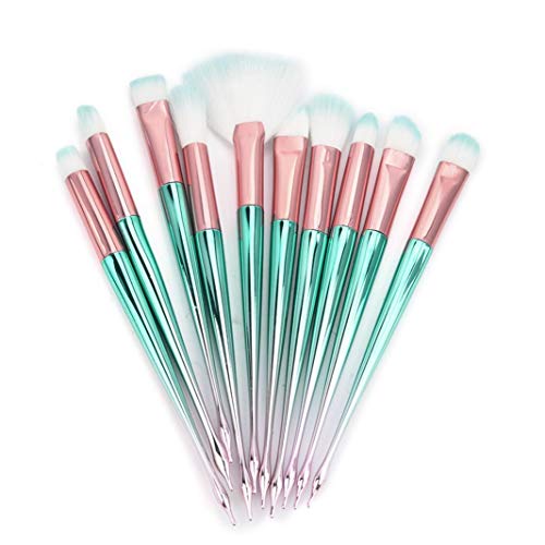 Makeupstore 20pcs Makeup Brushes Kit, 2019 Professional Make Up Foundation Eyebrow Eyeliner Blush Cosmetic Concealer Brushes (Green02)