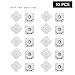 WINOMO 15mm Sew in Magnetic Bag Clasps for Sewing Scrapbooking - 10 Sets