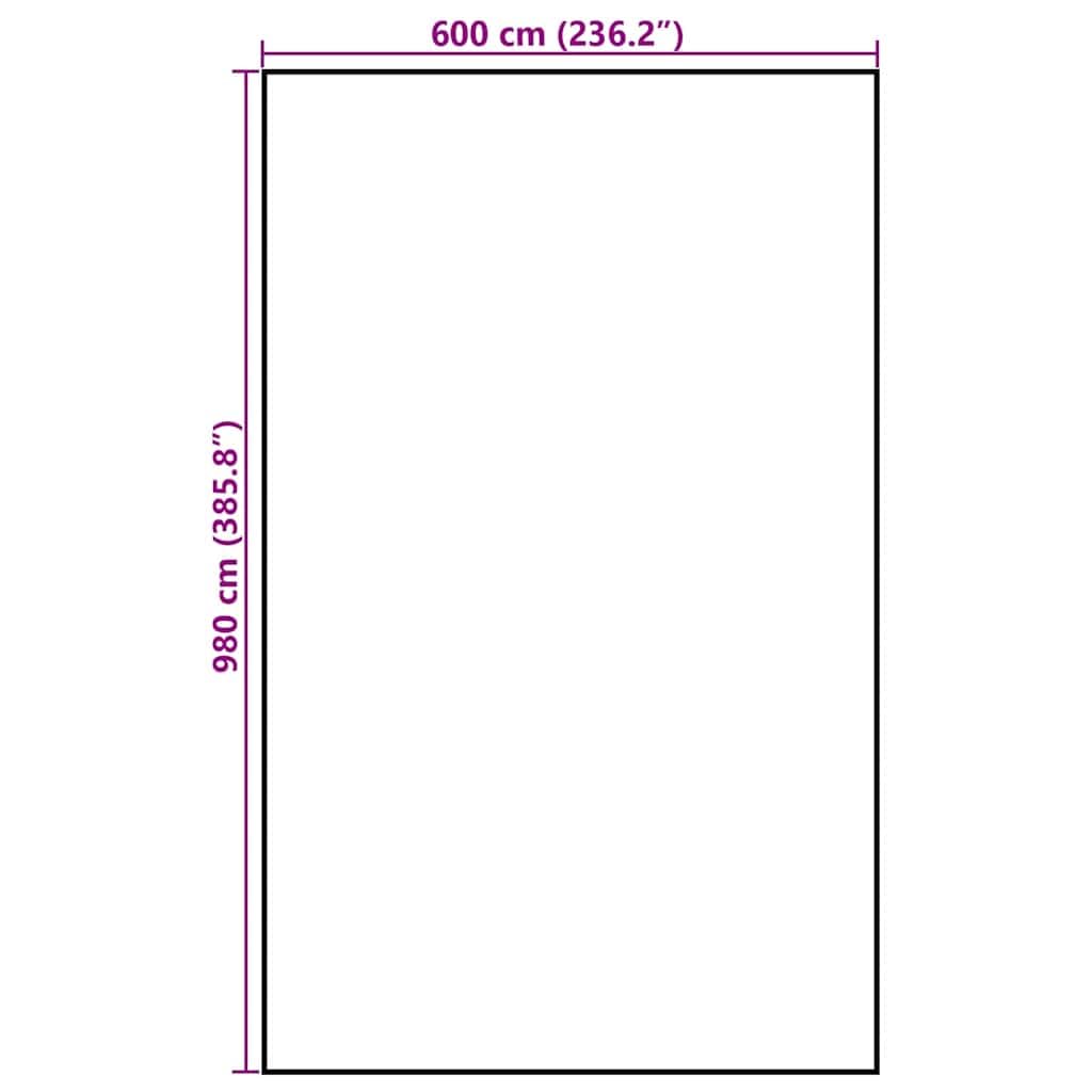 vidaXL Telo Pagliaio 9,8x6 m 140 g/m² Polipropilene, Protezione Balla di Paglia, Vello per balle Rotonde, Vello di Paglia, Protezione balle di Fieno