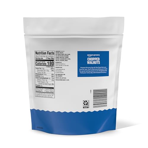 Image of Amazon Grocery, Chopped Walnuts, 8 Oz (Previously Happy Belly, Packaging May Vary)