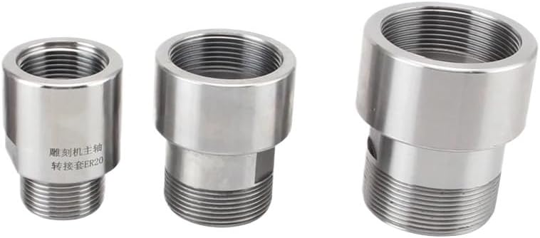 1pc Adapter Er11 Er16 Er20 Er25 Er32 Extension Rod Spindle Motor Rotor Engraving Machine Spindle Motor Shaft Sleeve(ER16A nut (M19-1))