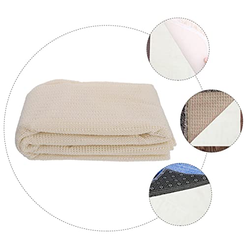 Cojín antideslizante para colchones grandes de PVC beige y base cómoda de hogar 8