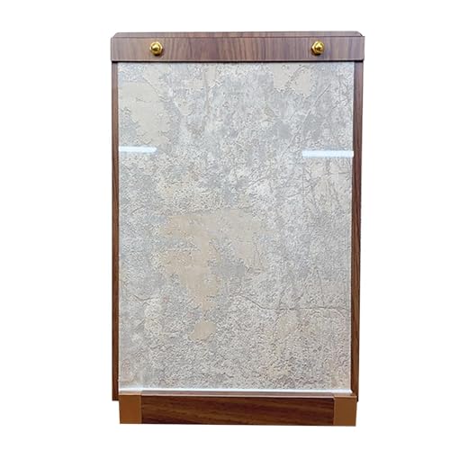 Teruyol ネイルアートディスプレイボード 木製 持ち運び便利 ネイルカラー見本 プロ仕様 サンプルラック 写真撮影用 小物収納 インテリア装飾 サロンに適用, グレー, L