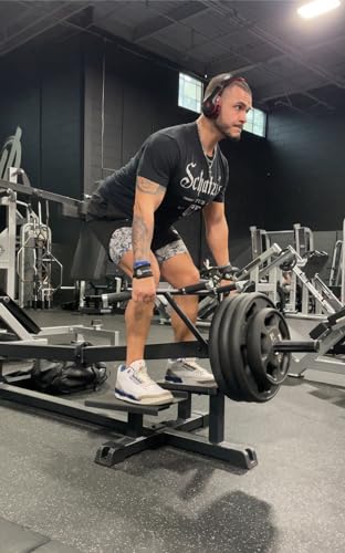 Image of Gronk Fitness Plate Loaded T-Bar Row | Adjustable Row Machine for Strength Training | Home Gym Exercise Equipment | Workout Machine for Weight Lifting and Back Workouts | Fitness and Gym Gear