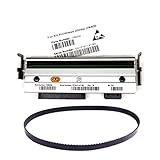 cabezal para zebra zm400  Accesorios de impresora Compatible 79800M Zebra Zm400 Cabezal de impresión + 79866M Correa de transmisión principal apta para impresoras térmicas de etiquetas de códigos de barras Zebra ZM400 203dpi