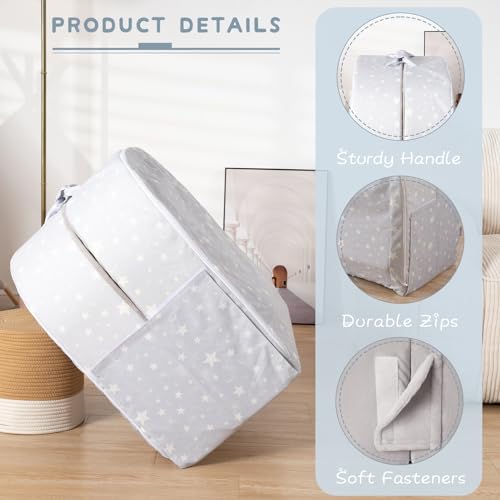 Bybyme TB02-GY Portable Toddler Floor Bed - Waterproof Folding Travel Crib thumb #3