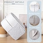 BYBYME Portable Toddler Floor Bed - Waterproof Folding Travel Crib with Washable Fitted Sheet, Ideal Toddler Cots for Sleeping and Sleepovers, Grey - Image 4