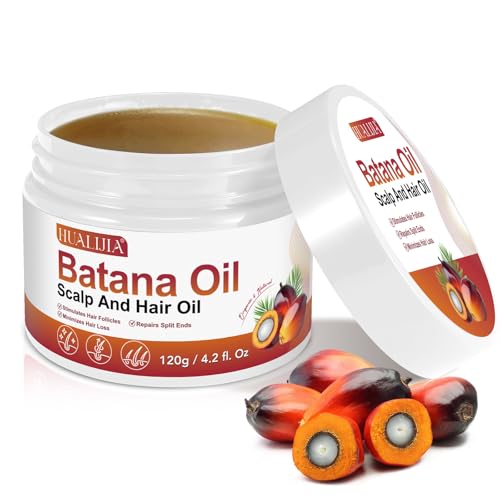 Olio di Batana Capelli, Olio di Batana, 100% Pure and Natural Batana Oil for Hair Growth-Stimola la Crescita dei Capelli, Ripara i Capelli Danneggiati, 120g