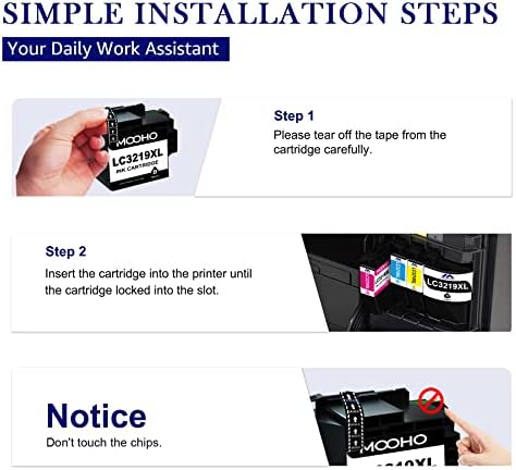 Mooho LC3219XL Ink Cartridges Brother Multipack Repalcement for Brother LC3219XL LC3217 Compatible for MFC-J6930DW MFC-J5335DW MFC-J6530DW MFC-J5330DW MFC-J5730DW MFC-J6935DW MFC-J5930DW(5 Pack)