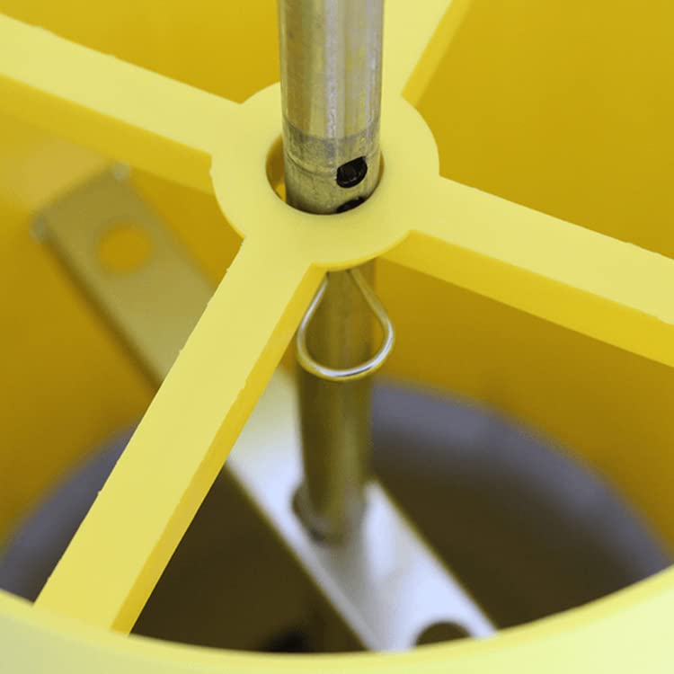 Mangiatoia a tramoggia ARCUS - capacità 9 litri - con alette antispreco e asta centrale in metallo - River Systems