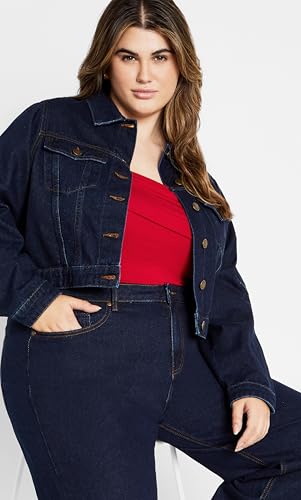 City Chic Women's Plus Size Jacket-Denim JoJo2
