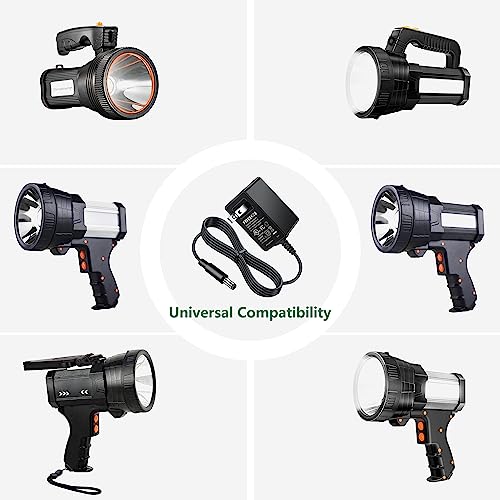 Fite On 5V Ac Adapter Replacement For Yierblue,Bigsun,Buysight Bright Rechargeable Searchlight Handheld Led Flashlight Power Supply Cord Cable Charger #TOP3