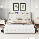 GAOMON King Size Bed Frame,...