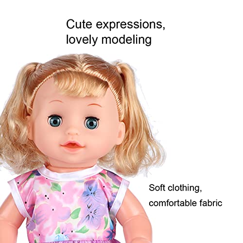 Conjunto de boneca fingida, alta simulação Boneca adorável bebê viva Roupas macias Membros podem se