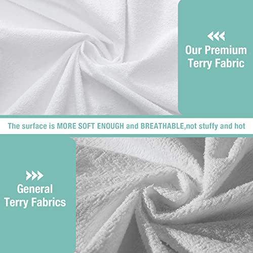 2 Packs Twin Size Zippered Mattress Protector, Waterproof Bed Cover,6-Sided Mattress Encasement By Akicia Mattress Cover,9" Inch Depth. #TOP1