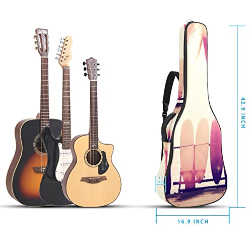 Hondank Housse de protection épaisse en éponge imperméable pour guitare acoustique, électrique, basse, guitare classique… - Les Beatles, Paul McCartney, John Lennon, RIngo Starr, George Harrison Hondank Housse de protection épaisse en éponge imperméable pour guitare acoustique, électrique, basse, guitare classique… – Image 6