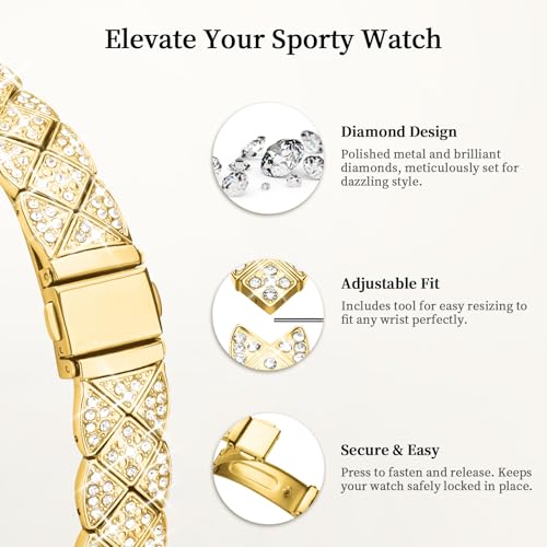 Bracelet Apple Watch 40mm or chic pour le bureau et les soirées - 3