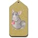Azeeda 10 x 'Chinchilla' etiquettes de Bagage (TG00079971)