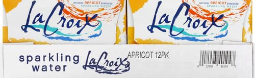 Image of La Croix Sparkling Water Apricot, 12oz Cans (24 pack)