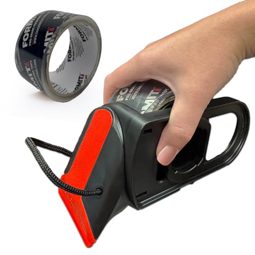 Image of Clear Packing Tape with Dispenser (1 Roll) - Packaging