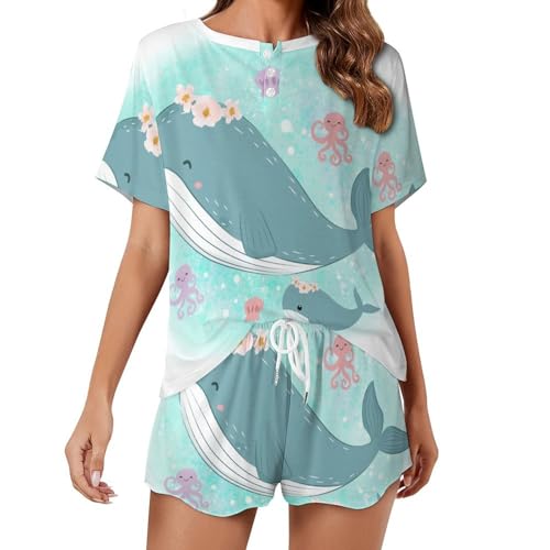 Ensemble pyjama baleine pour des nuits d'été douces