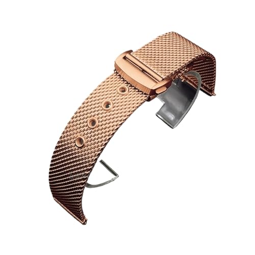 Bracelet 20mm 22mm acier inoxydable maille robuste compatible montre plongee 300